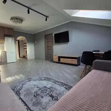 простора сімейна оселя у серці історичного міста поруч з ратушею & бічна з площею ринок кухня-студія та спальня * Lviv