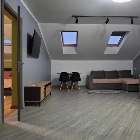 Apartman простора сімейна оселя поруч з ратушею & бічна з площею ринок кухня-студія та спальня