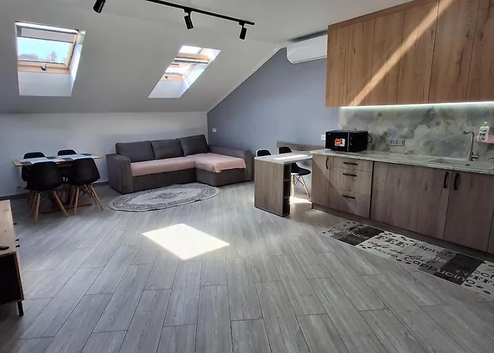 Apartamento простора сімейна оселя поруч з ратушею & бічна з площею ринок кухня-студія та спальня Lviv