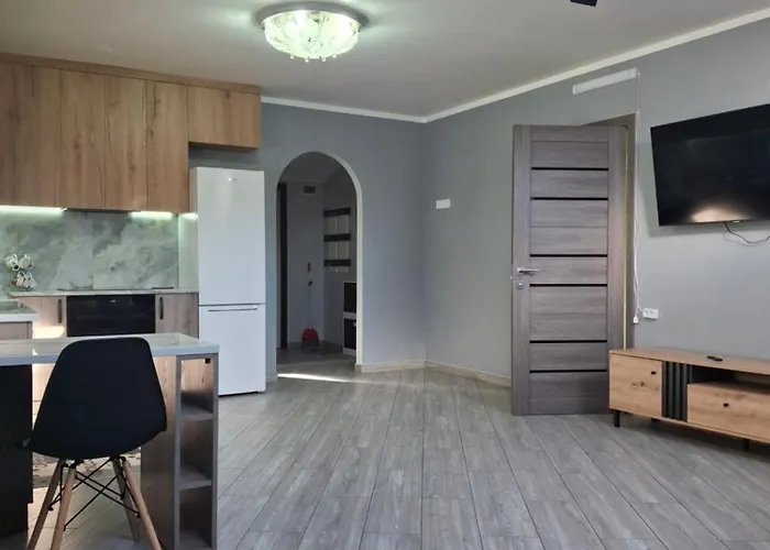 простора сімейна оселя у серці історичного міста поруч з ратушею&бічна з площею ринок кухня-студія та спальня Львов